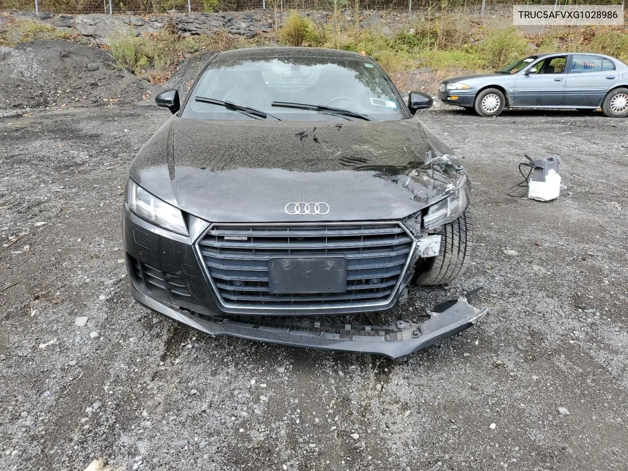 2016 Audi Tt VIN: TRUC5AFVXG1028986 Lot: 74901224