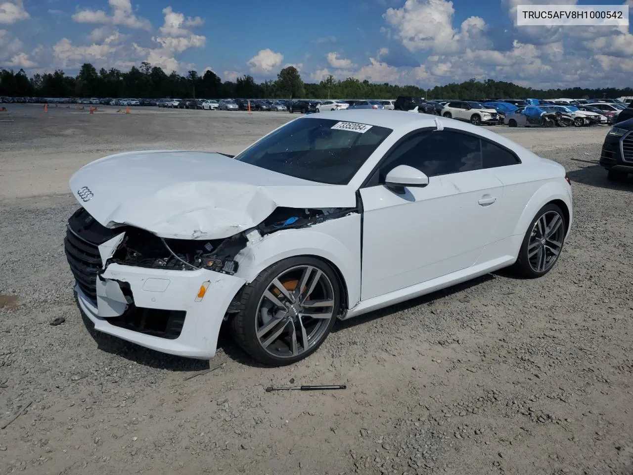 TRUC5AFV8H1000542 2017 Audi Tt