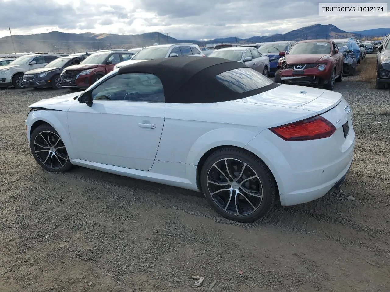 2017 Audi Tt VIN: TRUT5CFV5H1012174 Lot: 77500194