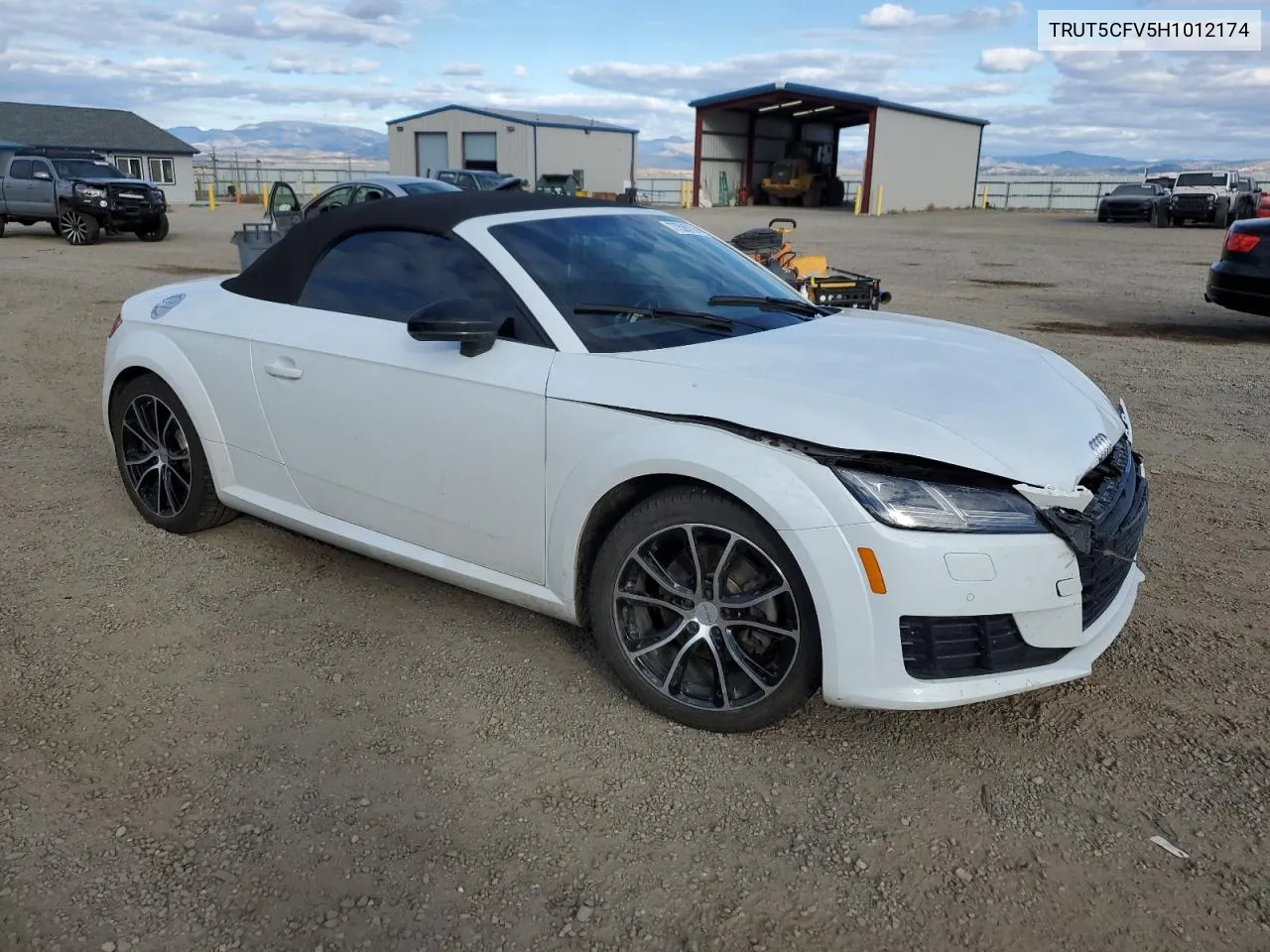 2017 Audi Tt VIN: TRUT5CFV5H1012174 Lot: 77500194