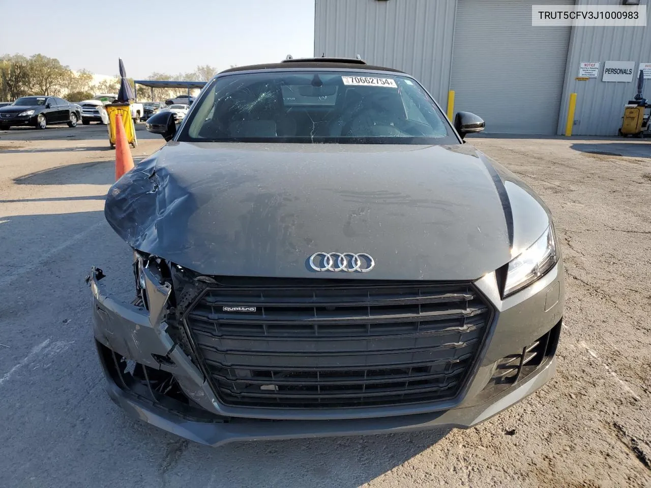 2018 Audi Tt VIN: TRUT5CFV3J1000983 Lot: 70662754