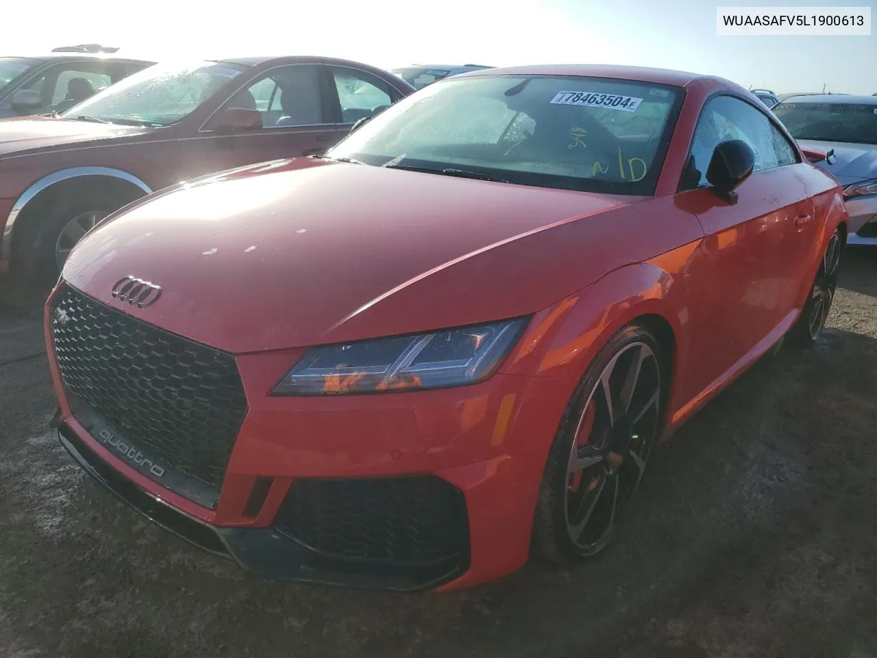 2020 Audi Tt Rs VIN: WUAASAFV5L1900613 Lot: 78463504