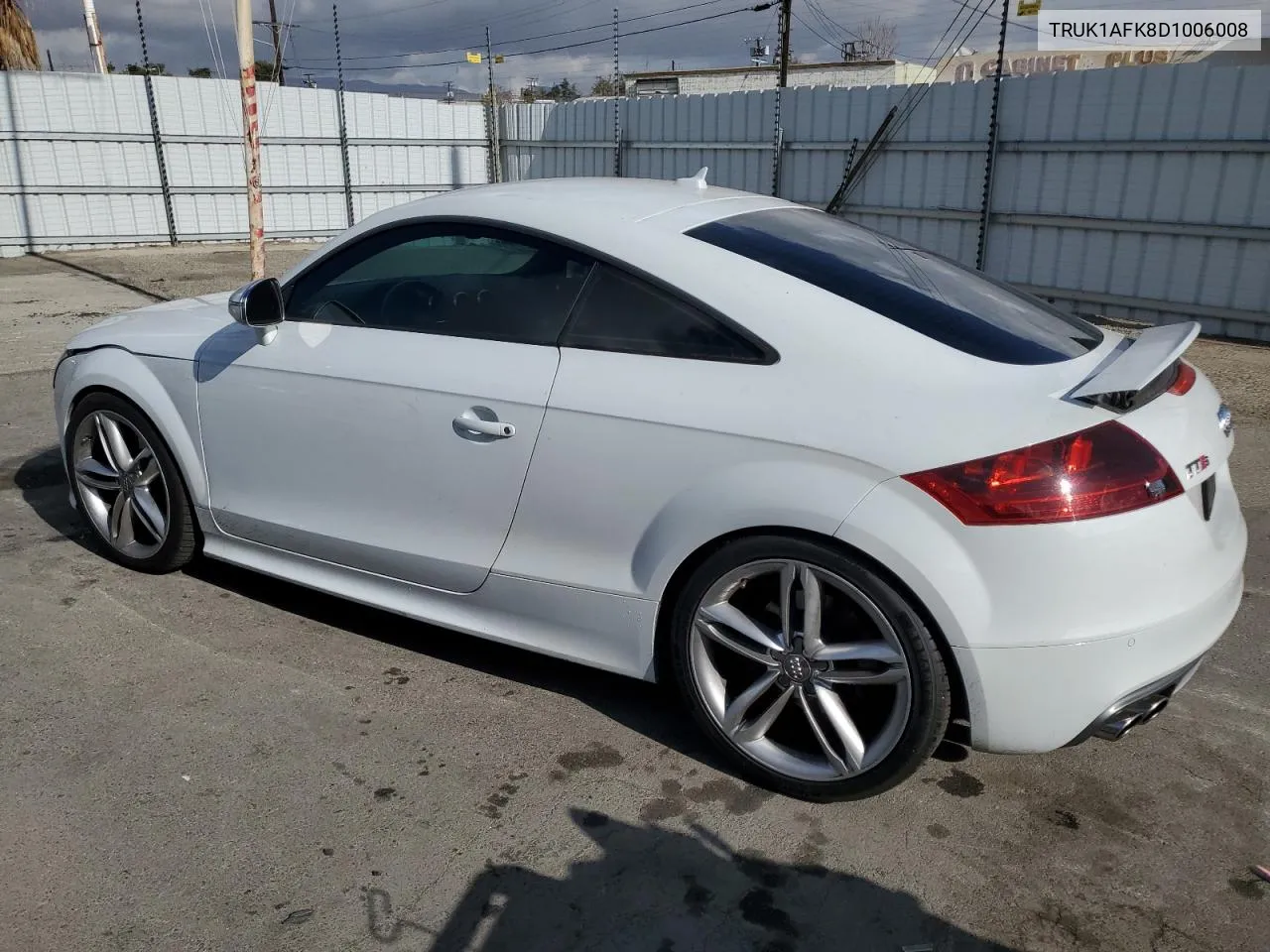 2013 Audi Tts Prestige VIN: TRUK1AFK8D1006008 Lot: 80989704