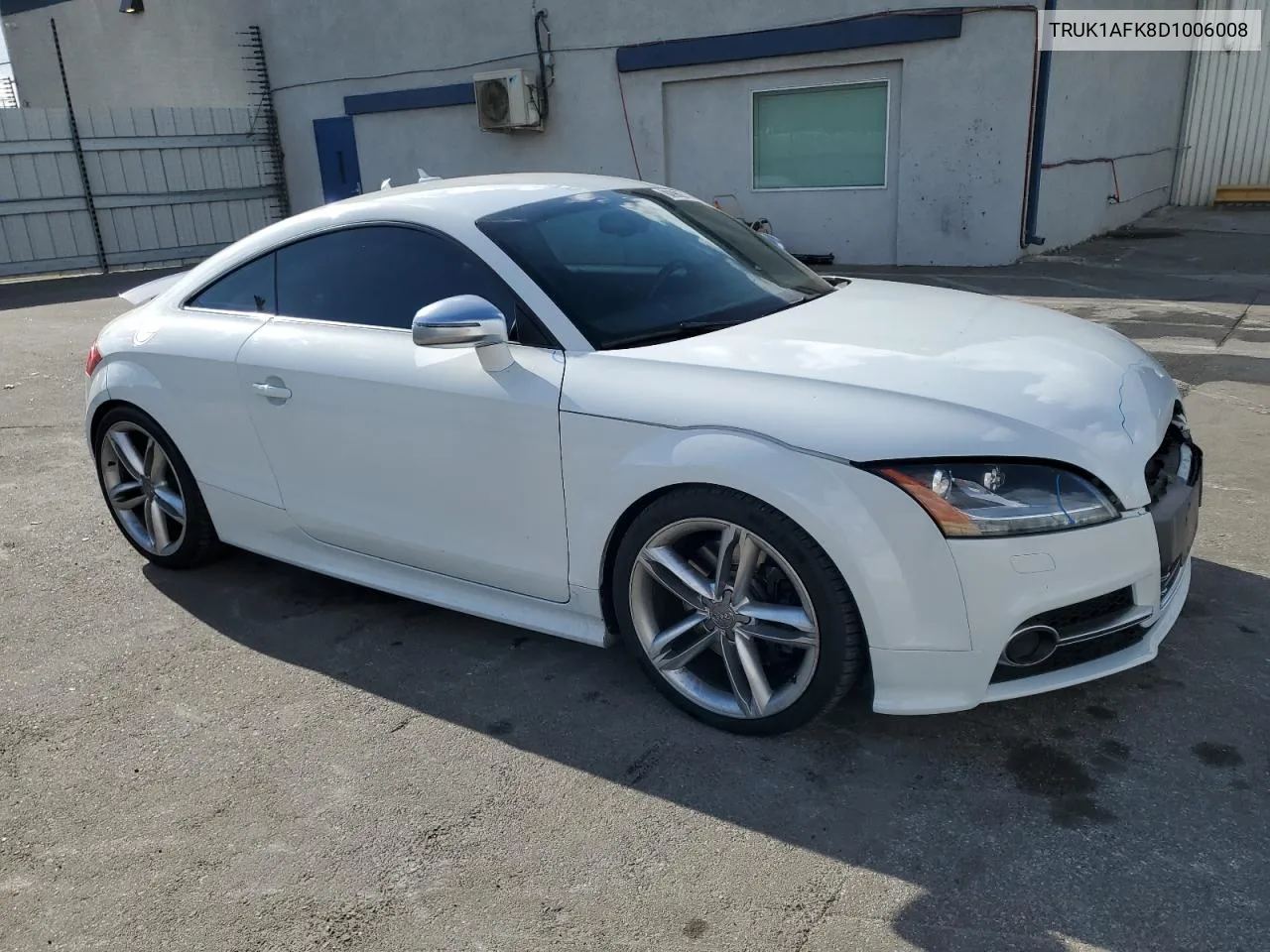 2013 Audi Tts Prestige VIN: TRUK1AFK8D1006008 Lot: 80989704