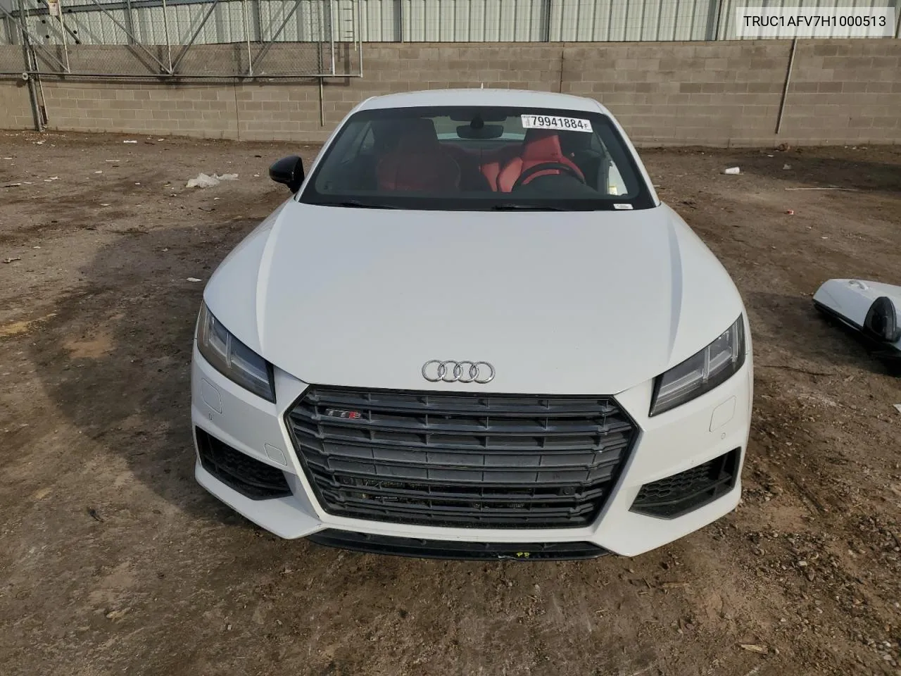 2017 Audi Tts VIN: TRUC1AFV7H1000513 Lot: 79941884