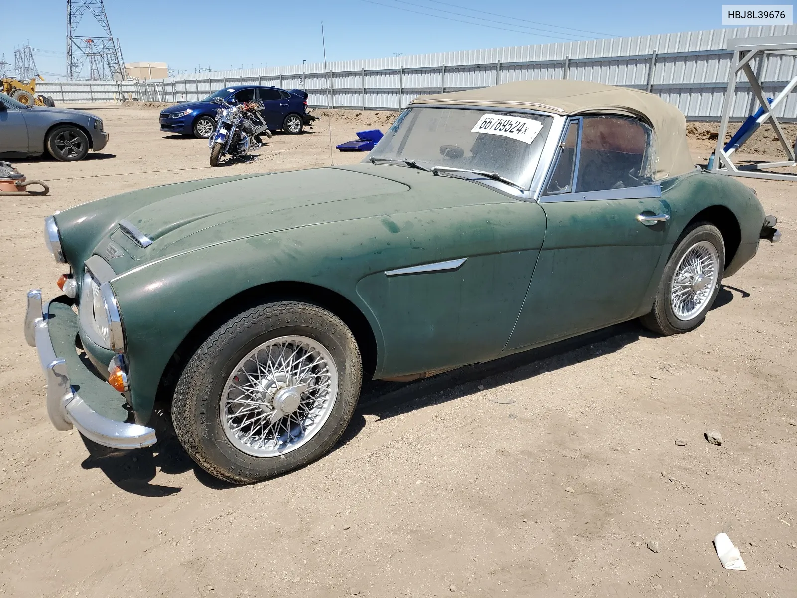 1967 Austin Healy VIN: HBJ8L39676 Lot: 66769524