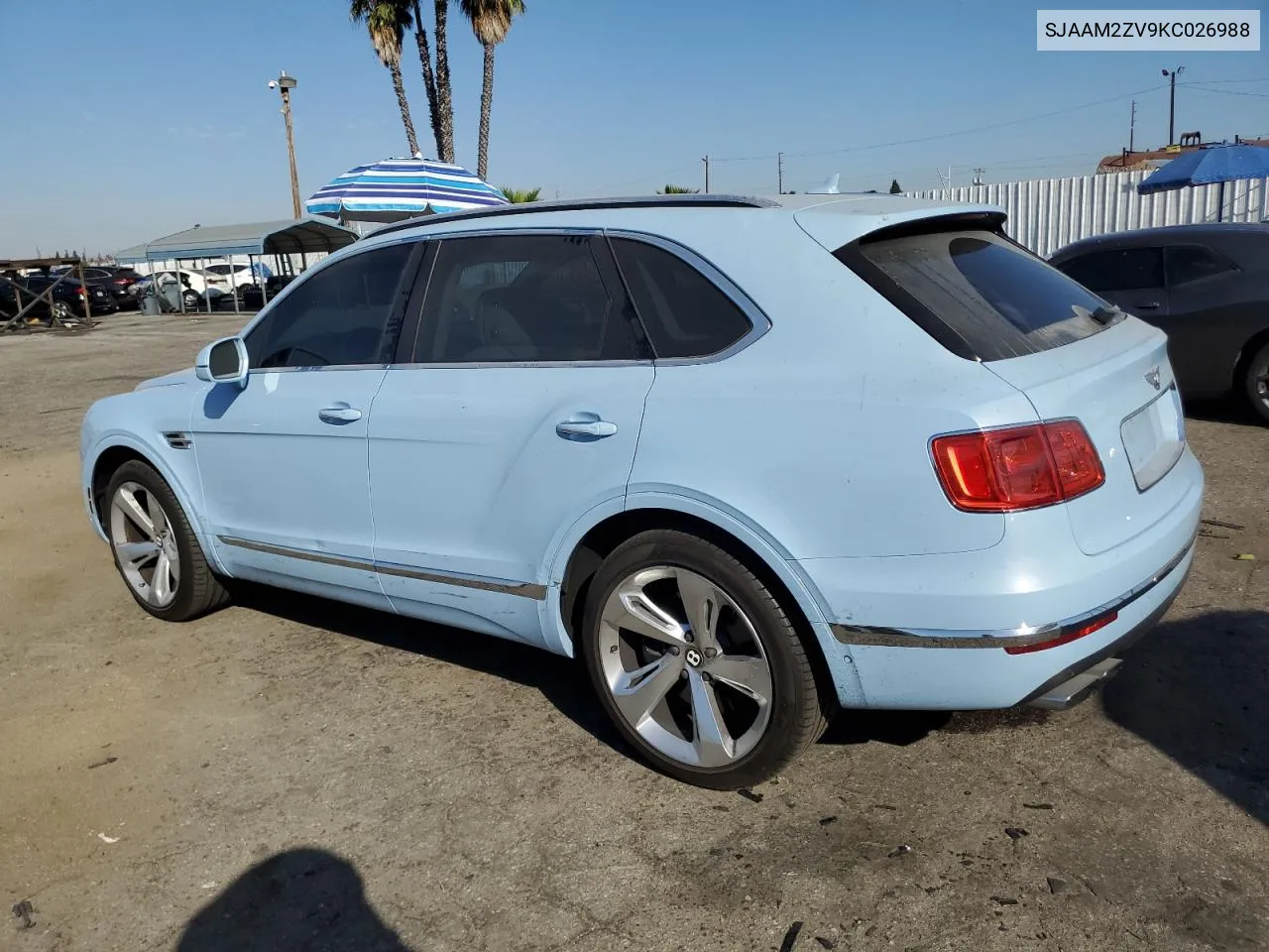 SJAAM2ZV9KC026988 2019 Bentley Bentayga