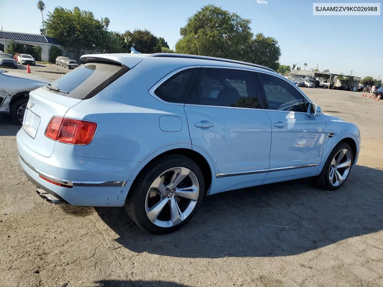 SJAAM2ZV9KC026988 2019 Bentley Bentayga