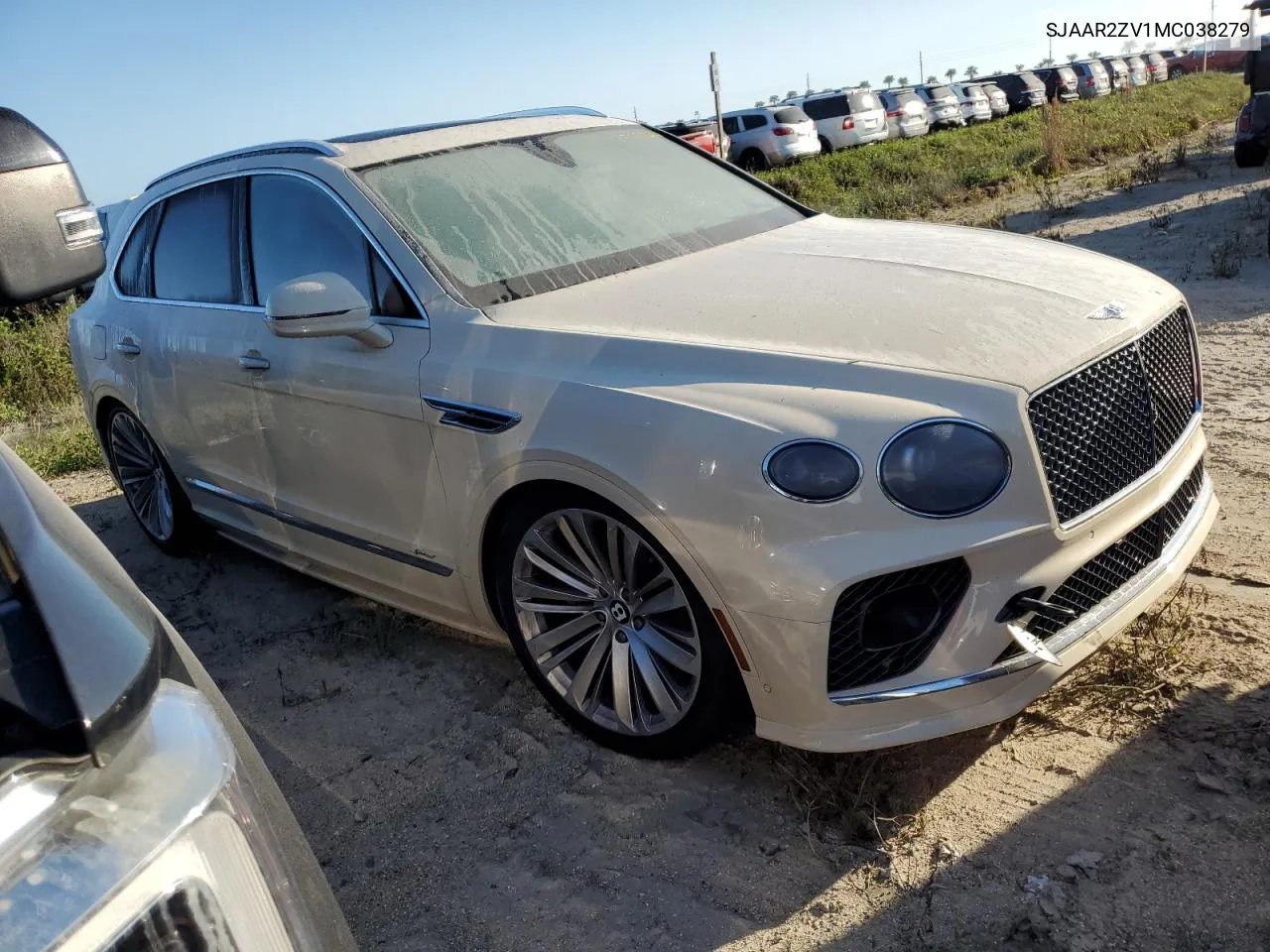 2021 Bentley Bentayga Speed VIN: SJAAR2ZV1MC038279 Lot: 75237294