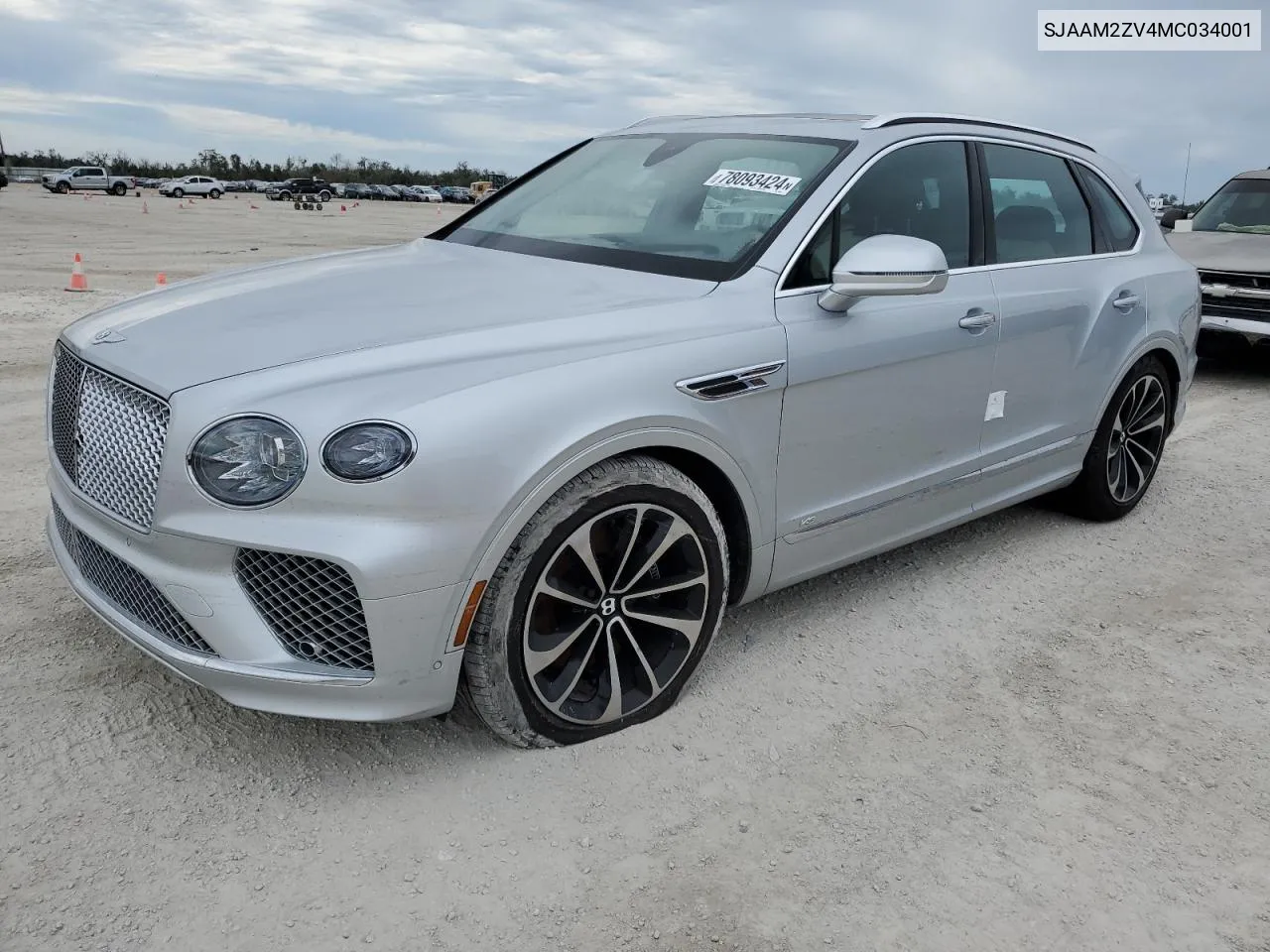 2021 Bentley Bentayga VIN: SJAAM2ZV4MC034001 Lot: 78093424