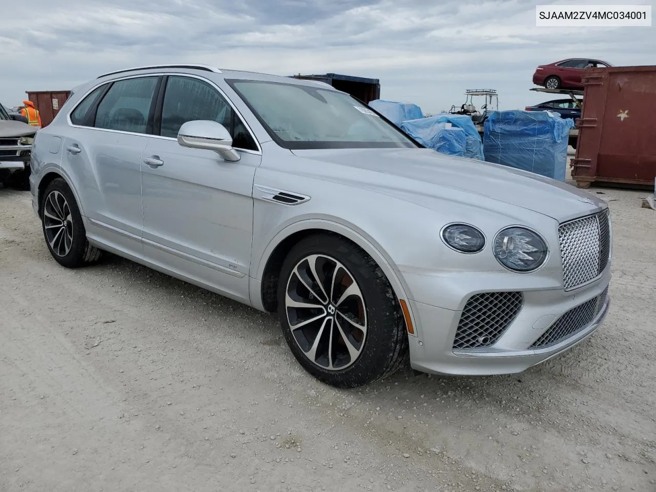 2021 Bentley Bentayga VIN: SJAAM2ZV4MC034001 Lot: 78093424