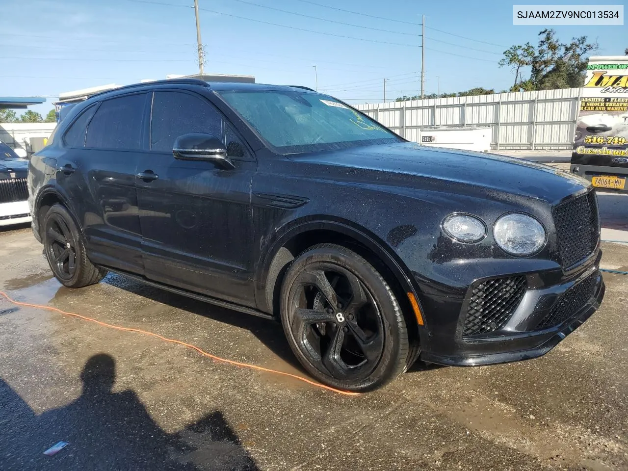 2022 Bentley Bentayga VIN: SJAAM2ZV9NC013534 Lot: 74924334