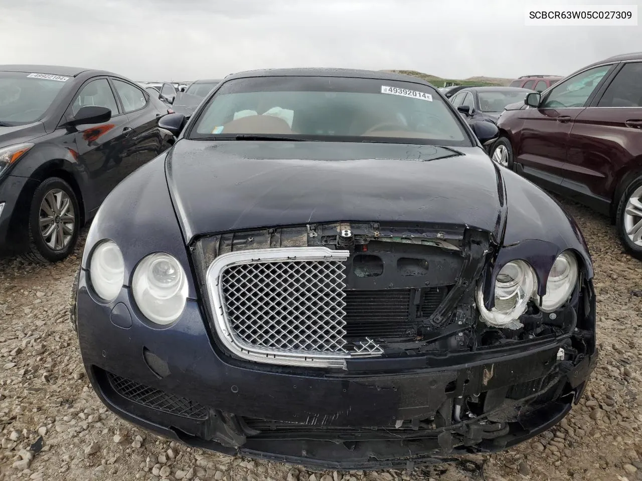 2005 Bentley Continental Gt VIN: SCBCR63W05C027309 Lot: 49392014