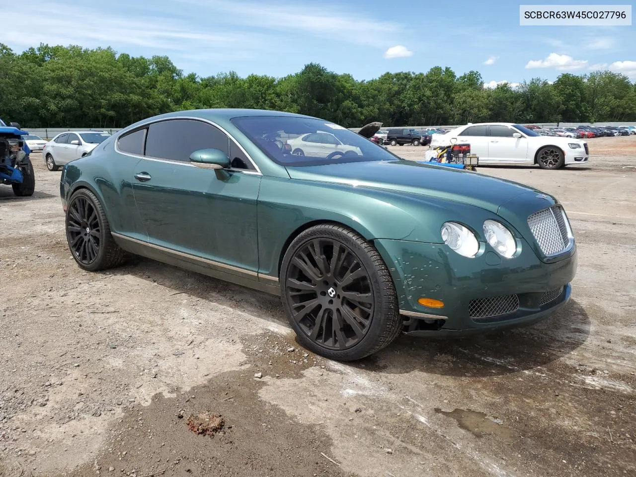 2005 Bentley Continental Gt VIN: SCBCR63W45C027796 Lot: 55390734