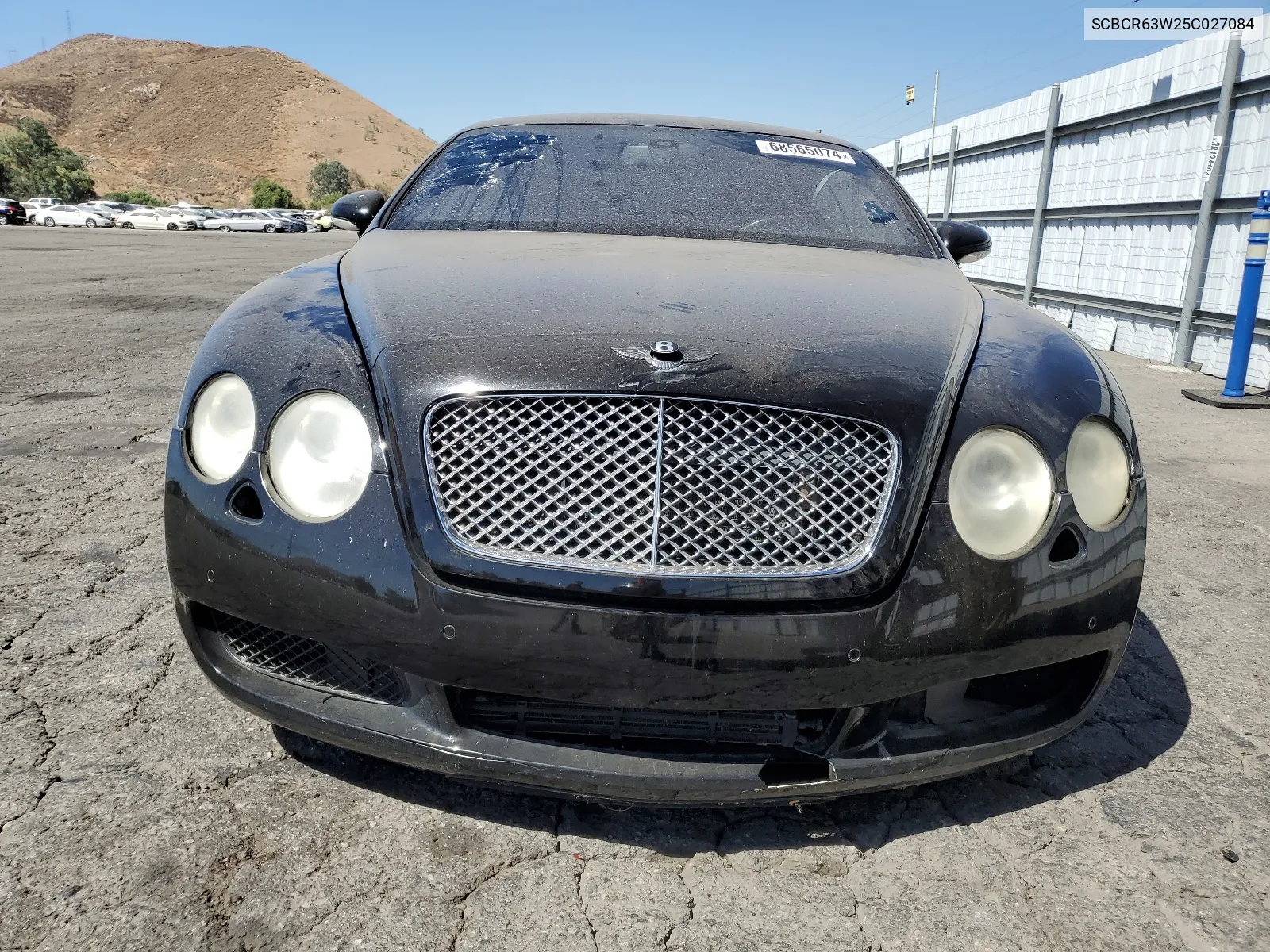 2005 Bentley Continental Gt VIN: SCBCR63W25C027084 Lot: 68565074