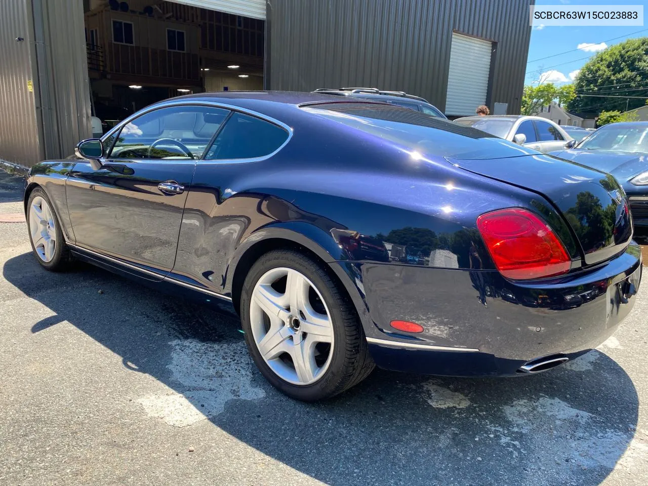 2005 Bentley Continental Gt VIN: SCBCR63W15C023883 Lot: 70223584