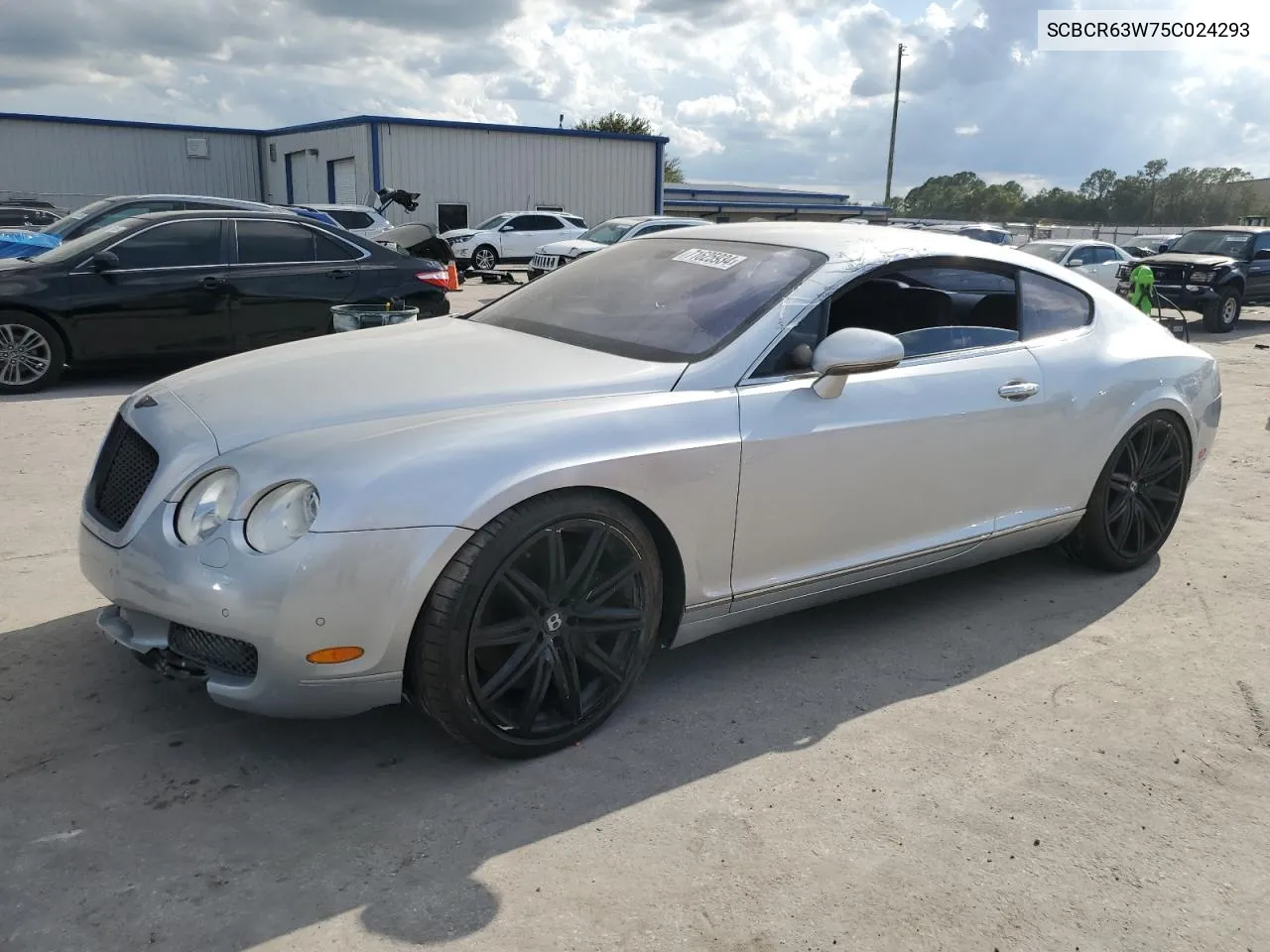 2005 Bentley Continental Gt VIN: SCBCR63W75C024293 Lot: 71625934