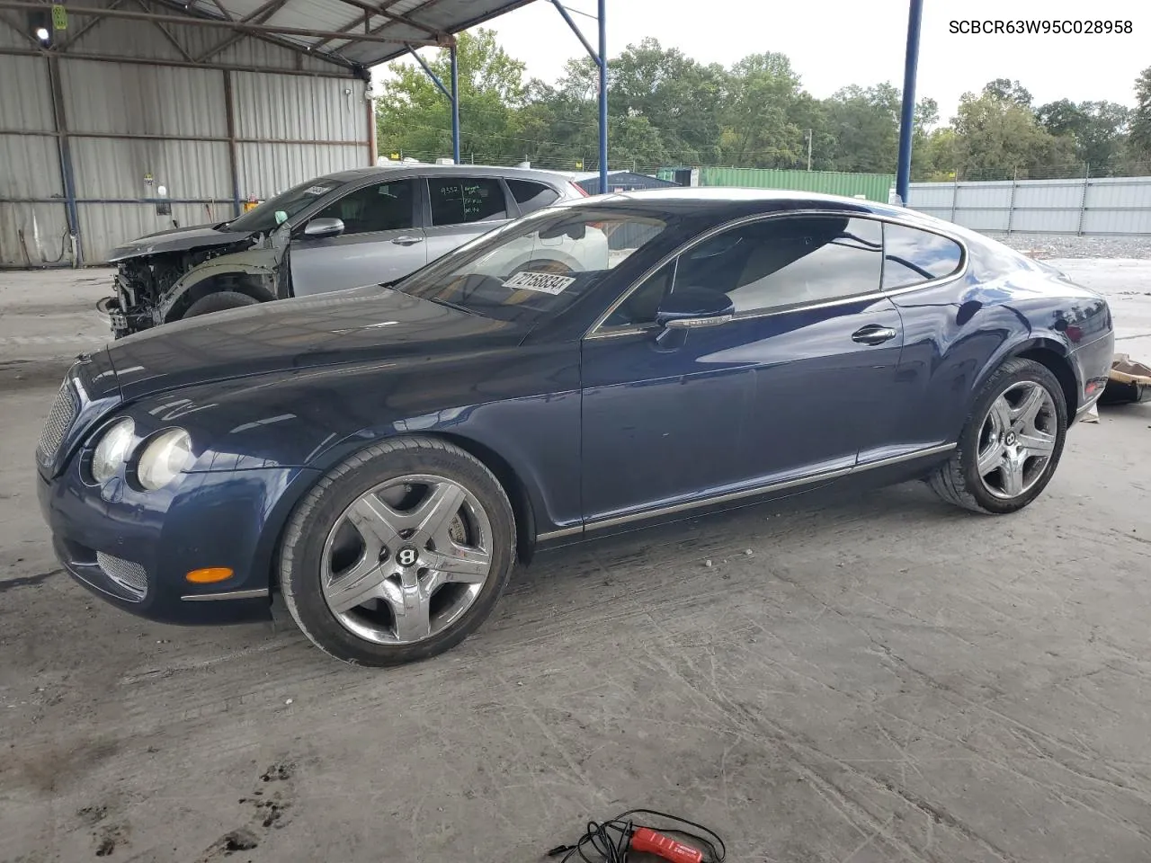 2005 Bentley Continental Gt VIN: SCBCR63W95C028958 Lot: 72158834