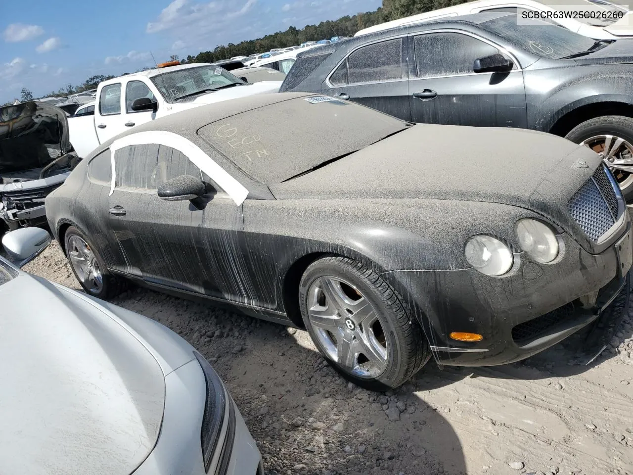 2005 Bentley Continental Gt VIN: SCBCR63W25C026260 Lot: 79653834