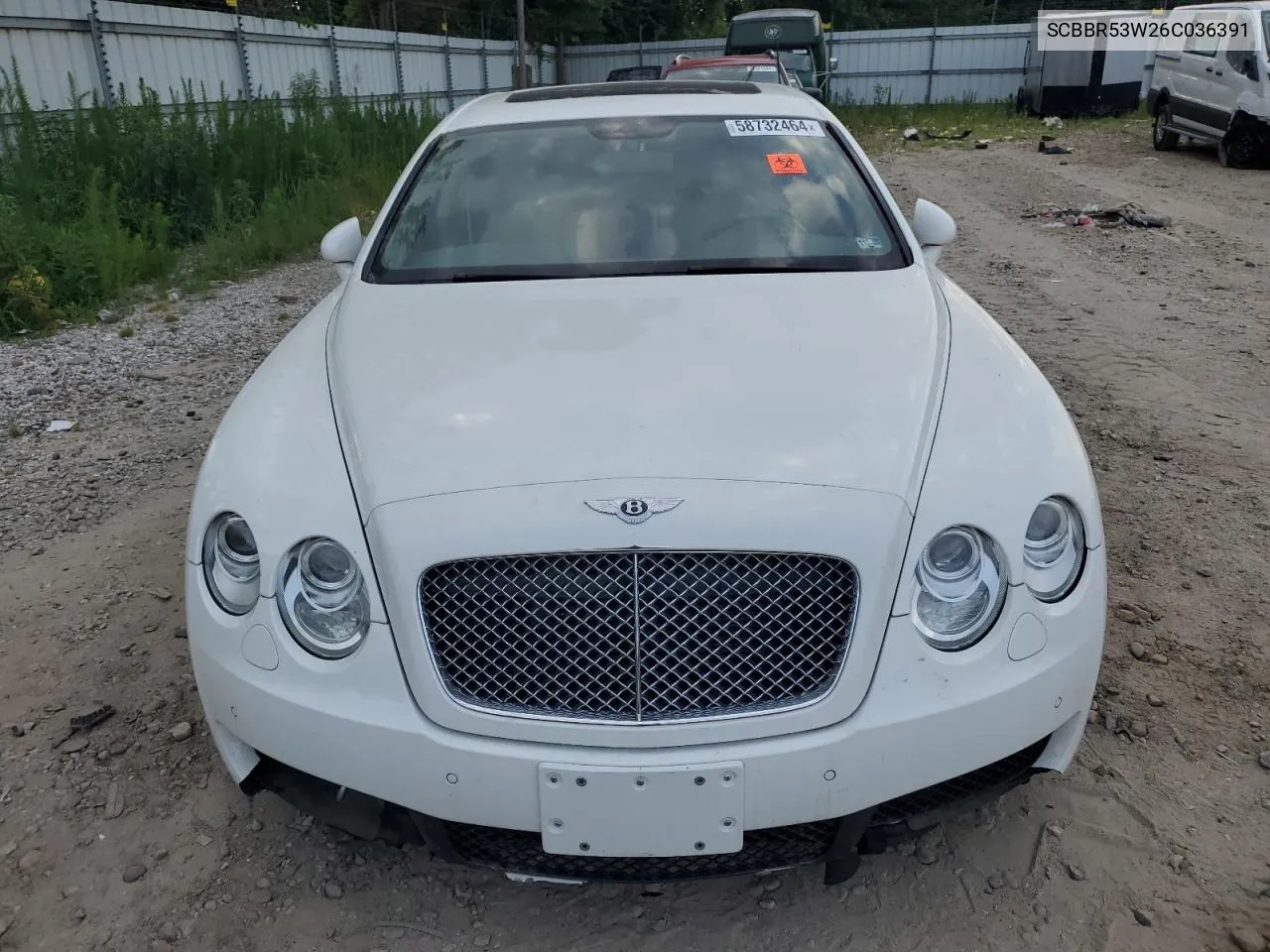 2006 Bentley Continental Flying Spur VIN: SCBBR53W26C036391 Lot: 58732464