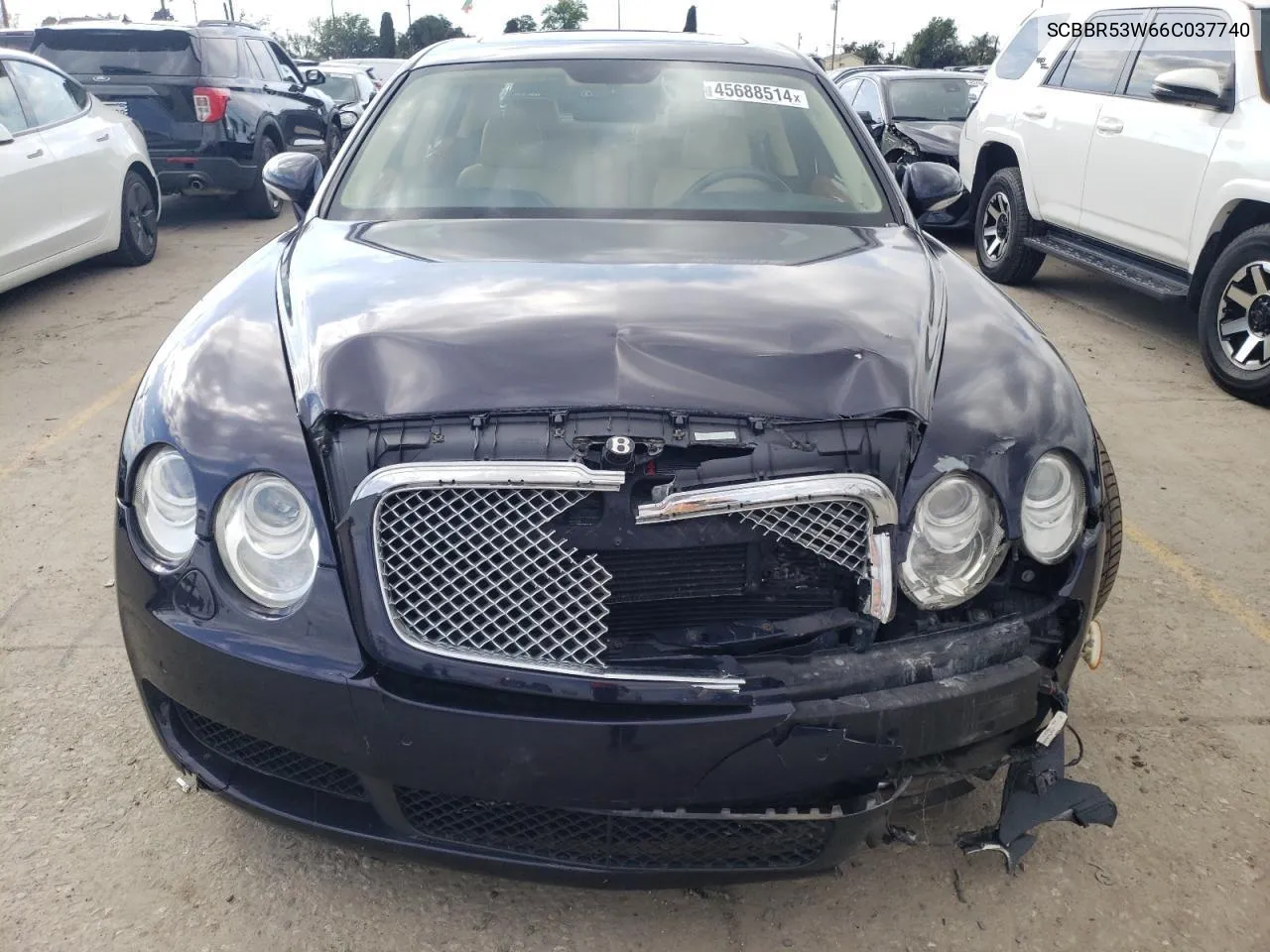 2006 Bentley Continental Flying Spur VIN: SCBBR53W66C037740 Lot: 76144934