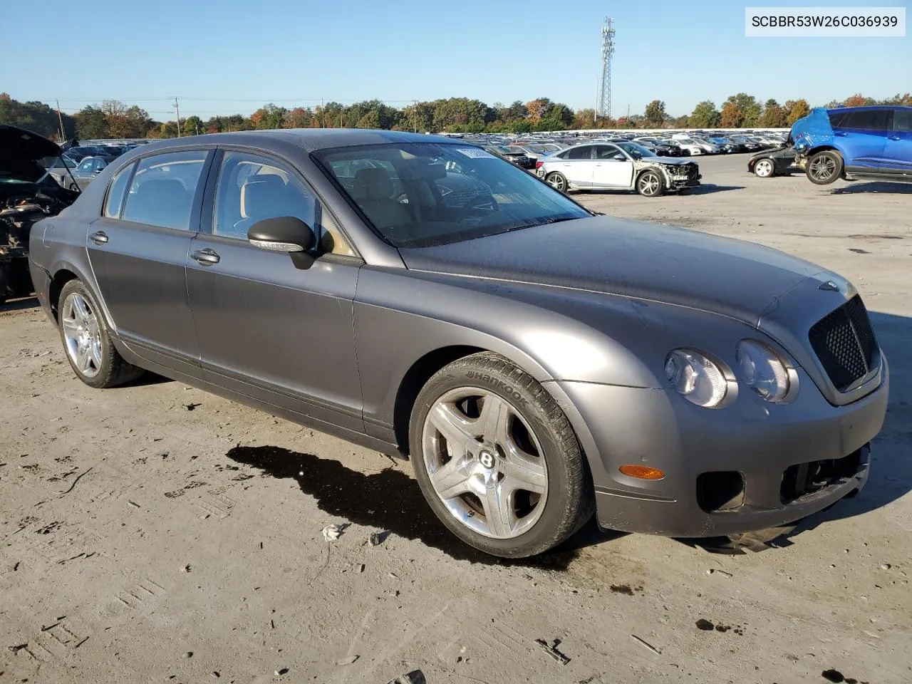 2006 Bentley Continental Flying Spur VIN: SCBBR53W26C036939 Lot: 77526884