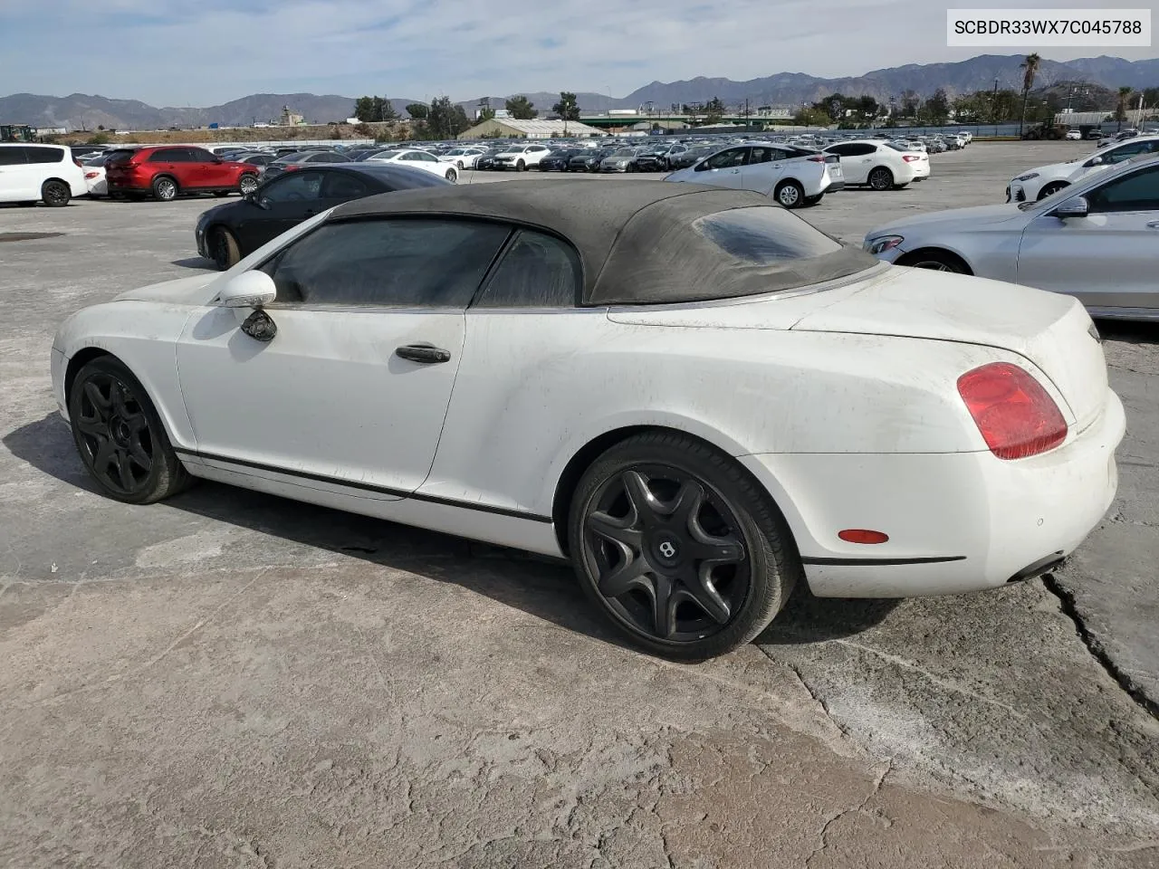 2007 Bentley Continental Gtc VIN: SCBDR33WX7C045788 Lot: 78049374