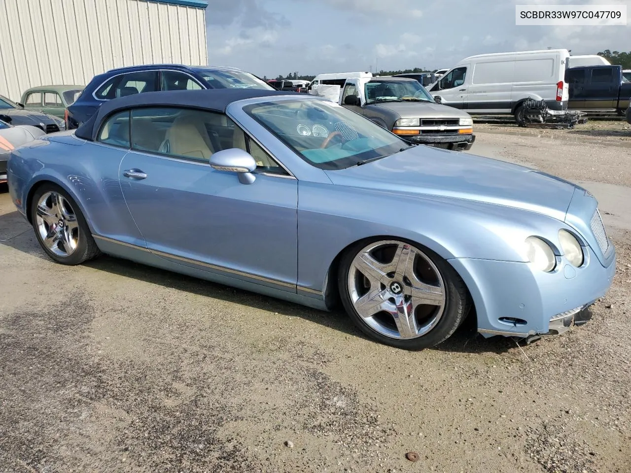 2007 Bentley Continental Gtc VIN: SCBDR33W97C047709 Lot: 78553314