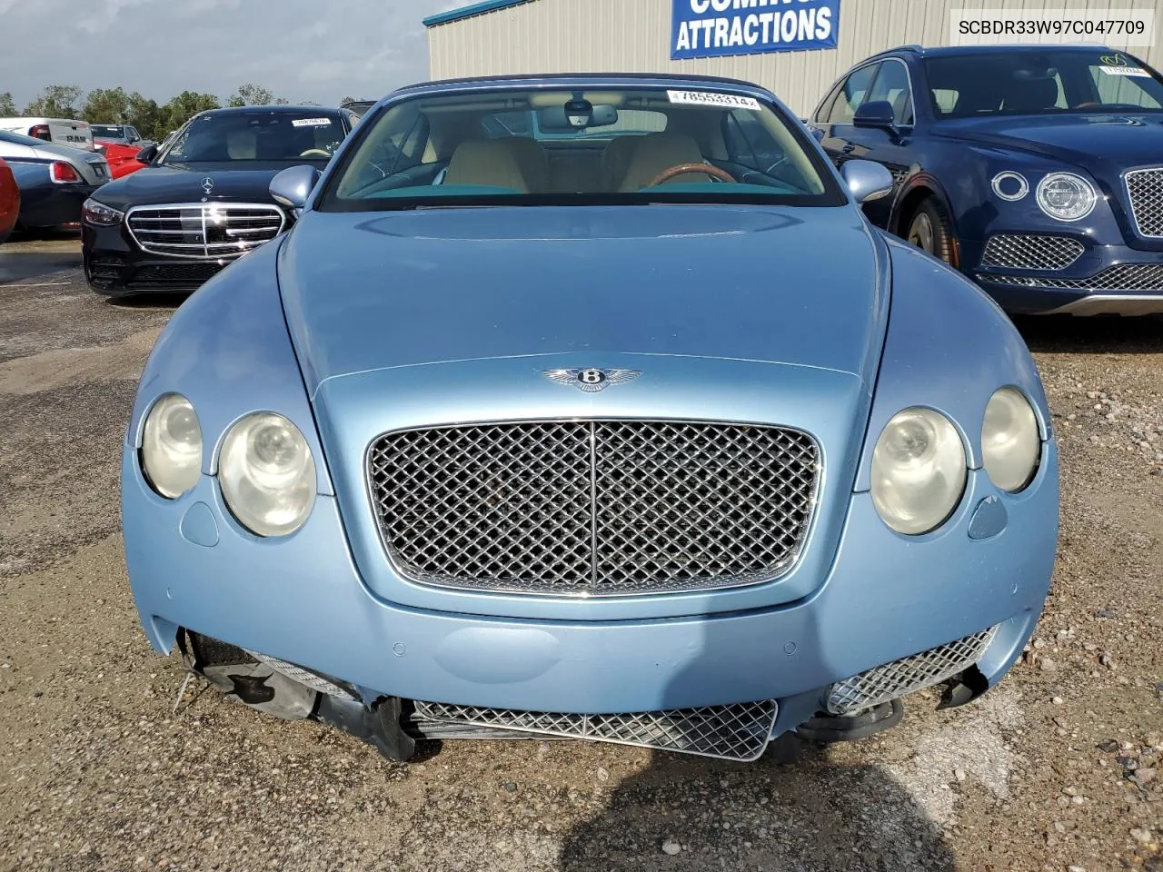 2007 Bentley Continental Gtc VIN: SCBDR33W97C047709 Lot: 78553314