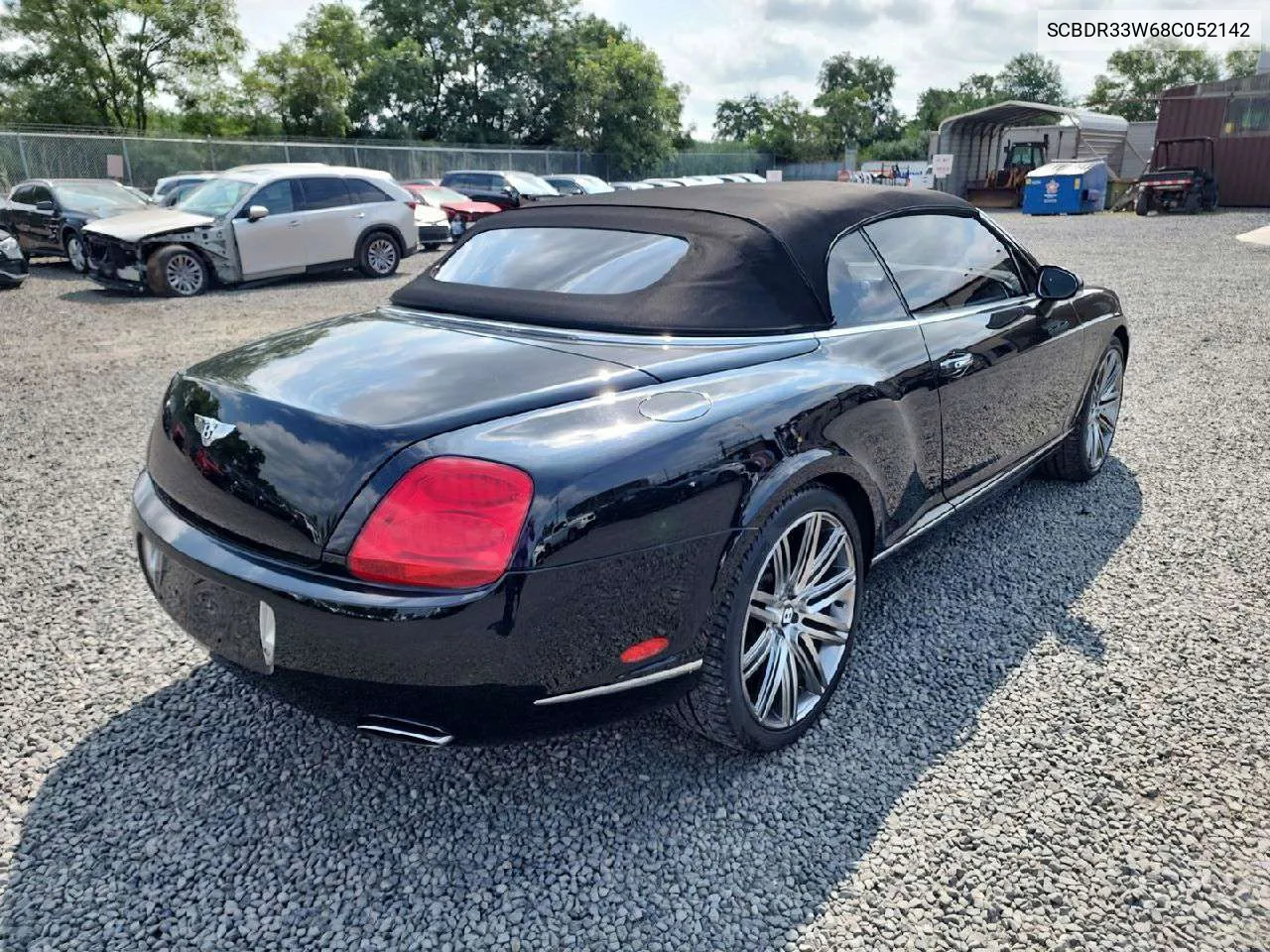 2008 Bentley Continental Gtc VIN: SCBDR33W68C052142 Lot: 69032654