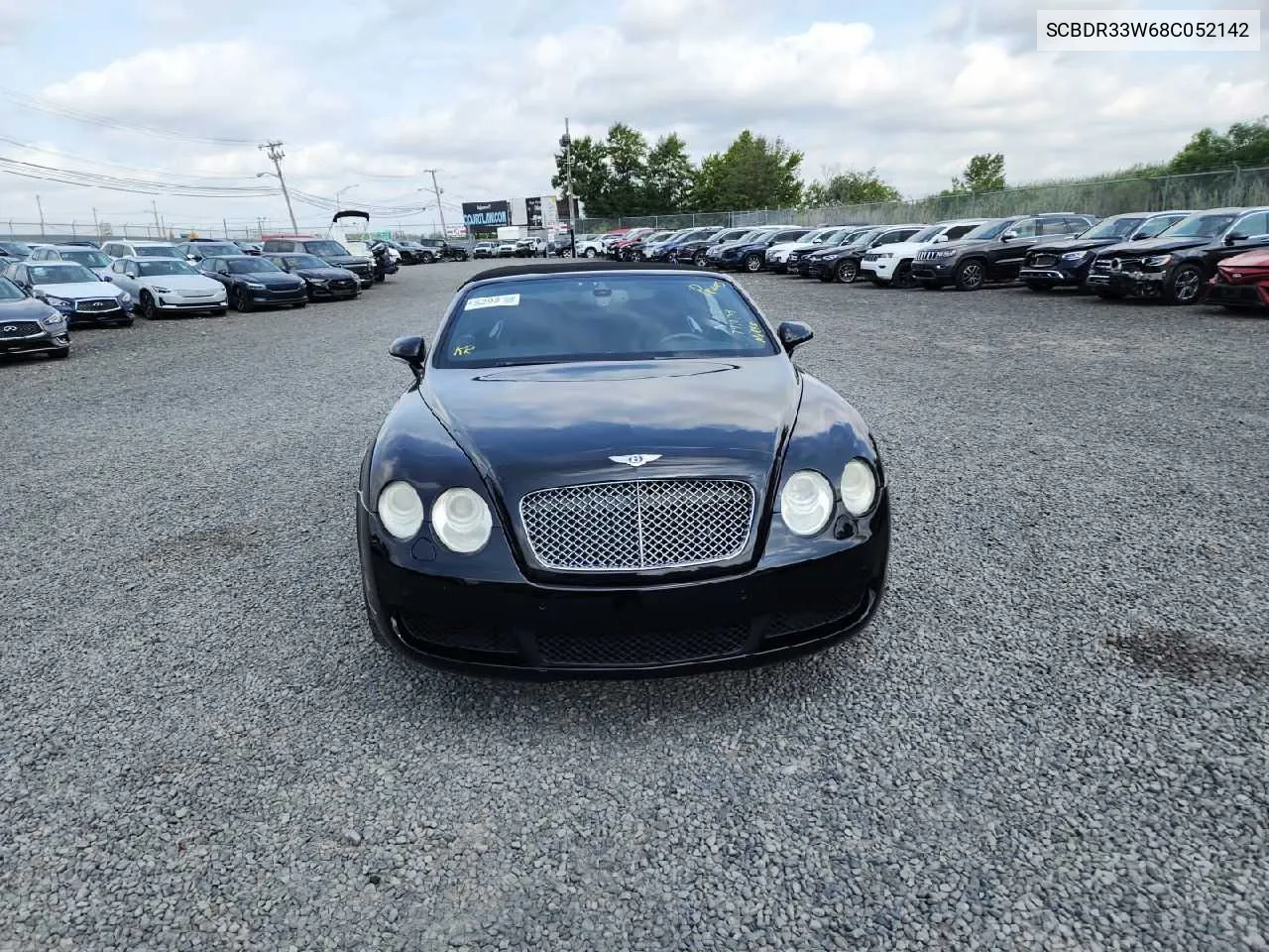 2008 Bentley Continental Gtc VIN: SCBDR33W68C052142 Lot: 69032654