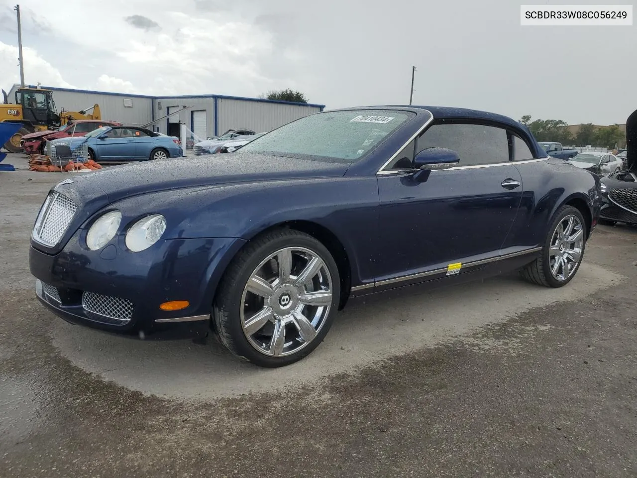 2008 Bentley Continental Gtc VIN: SCBDR33W08C056249 Lot: 70410434