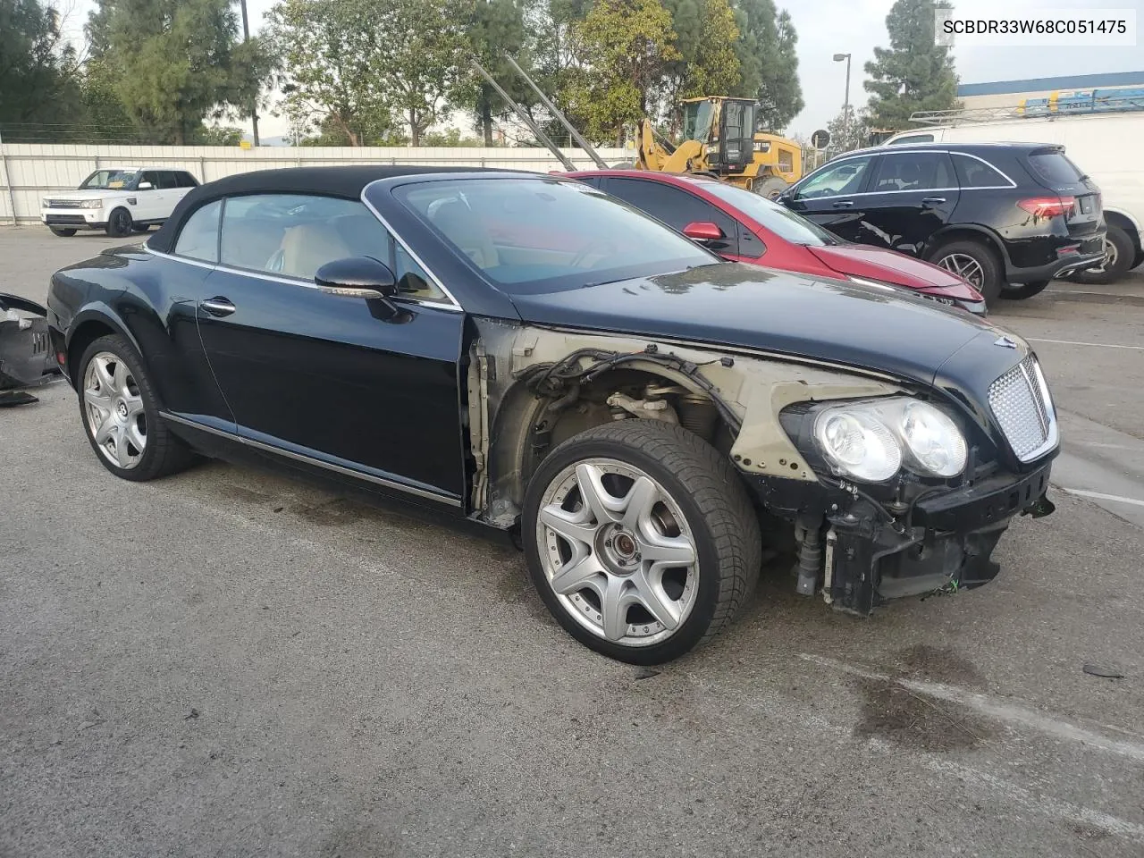 2008 Bentley Continental Gtc VIN: SCBDR33W68C051475 Lot: 79052714