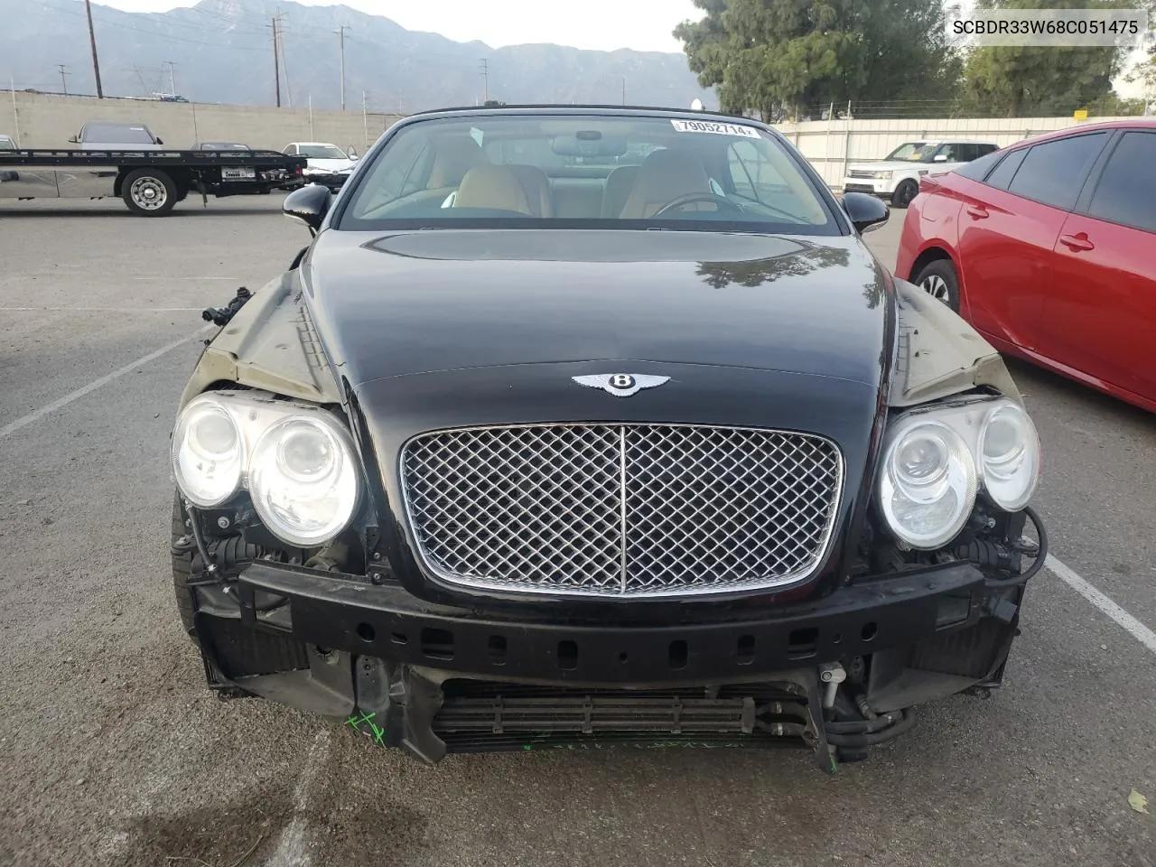 2008 Bentley Continental Gtc VIN: SCBDR33W68C051475 Lot: 79052714