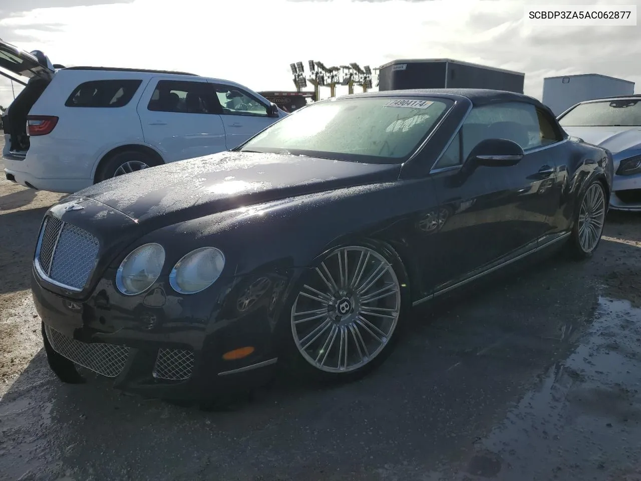 SCBDP3ZA5AC062877 2010 Bentley Continental Gtc Speed