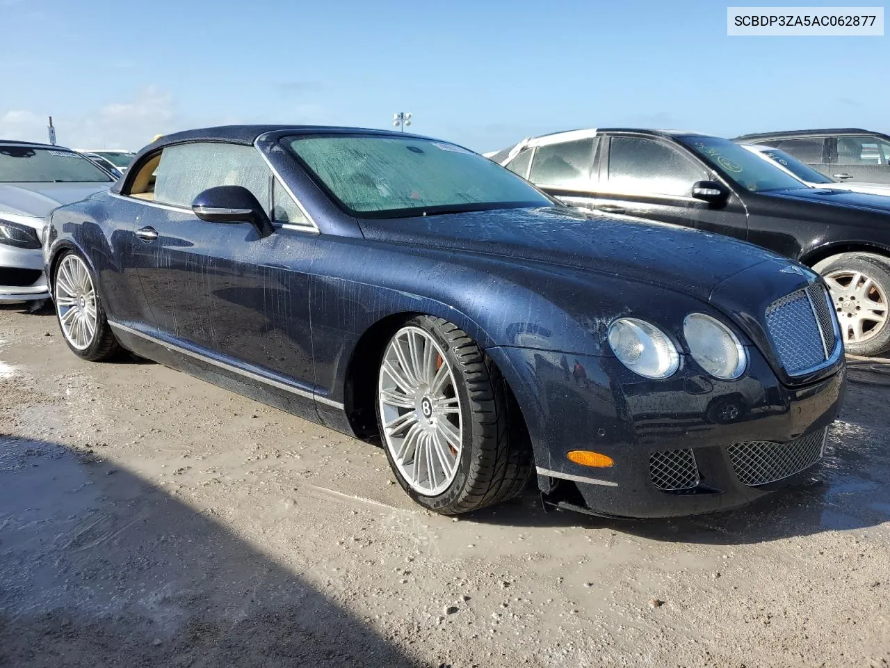 2010 Bentley Continental Gtc Speed VIN: SCBDP3ZA5AC062877 Lot: 74904174