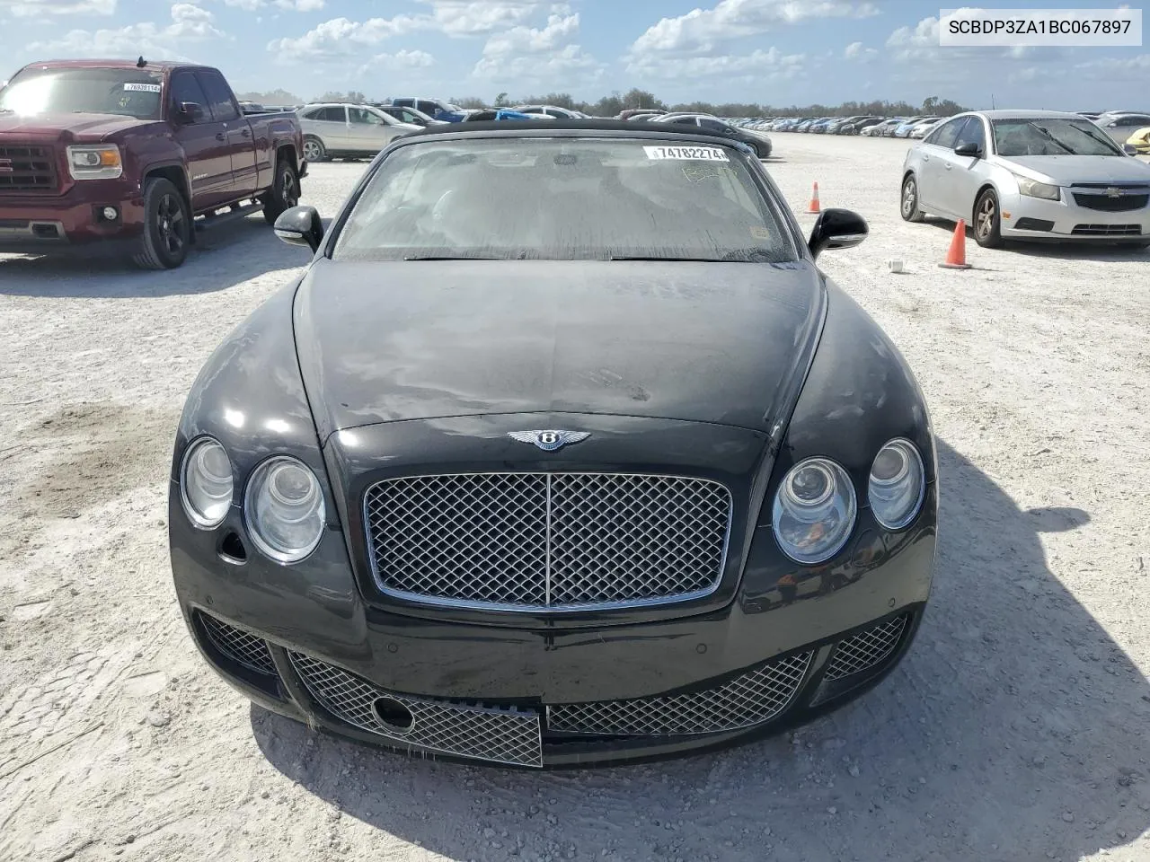 2011 Bentley Continental Gtc Speed VIN: SCBDP3ZA1BC067897 Lot: 74782274