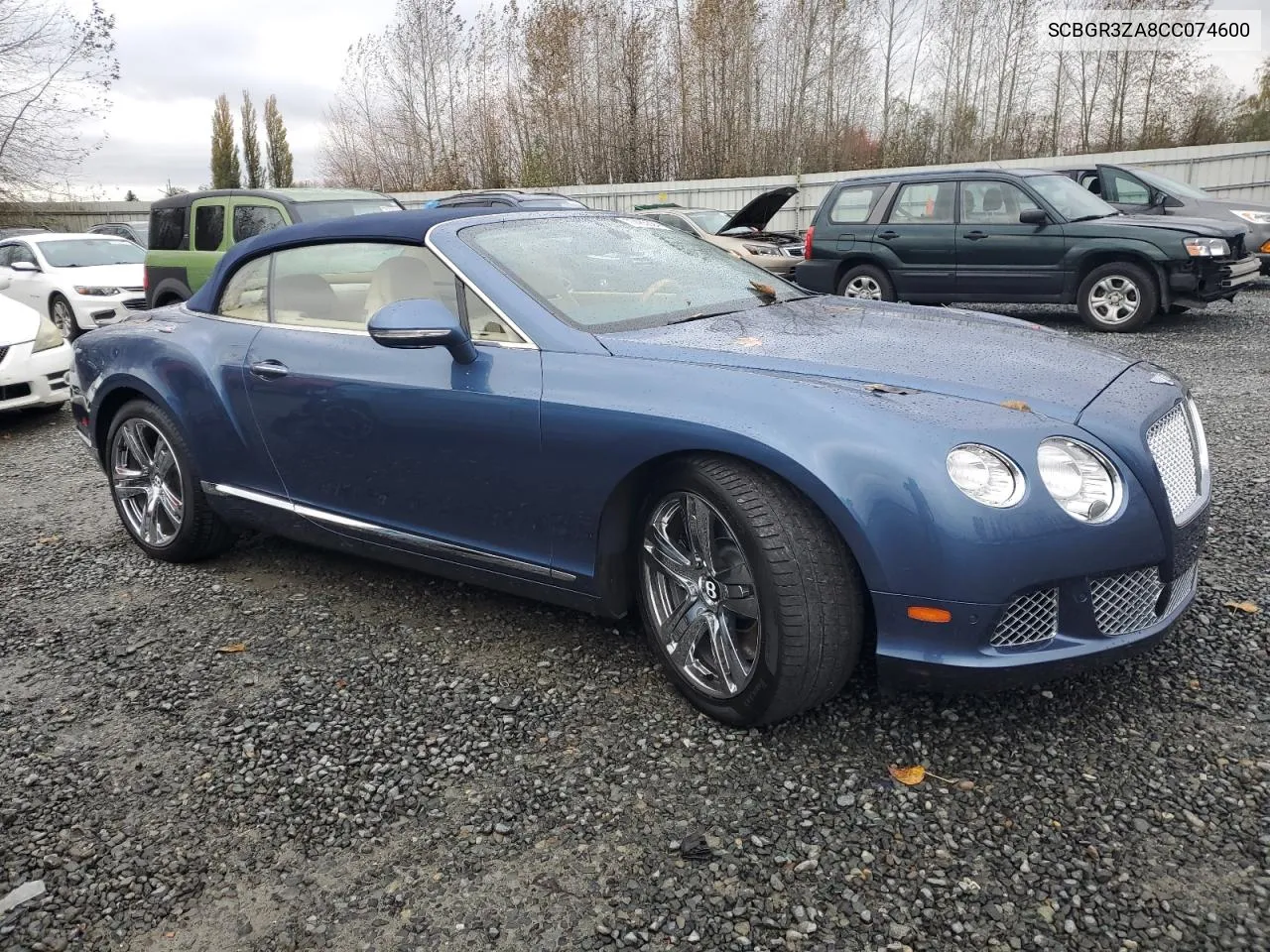 SCBGR3ZA8CC074600 2012 Bentley Continental Gtc