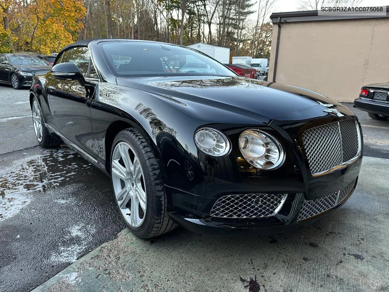 2012 Bentley Continental Gtc VIN: SCBGR3ZA1CC075068 Lot: 80280424