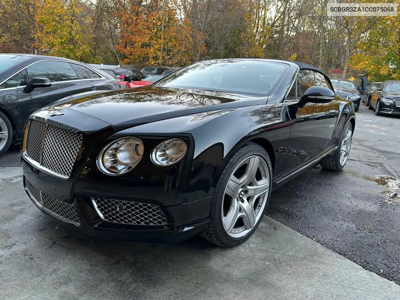 2012 Bentley Continental Gtc VIN: SCBGR3ZA1CC075068 Lot: 80280424