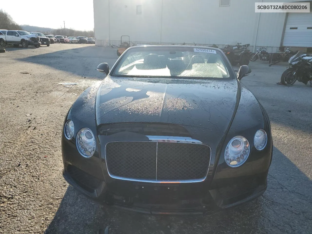 2013 Bentley Continental Gtc V8 VIN: SCBGT3ZA8DC080206 Lot: 42990414