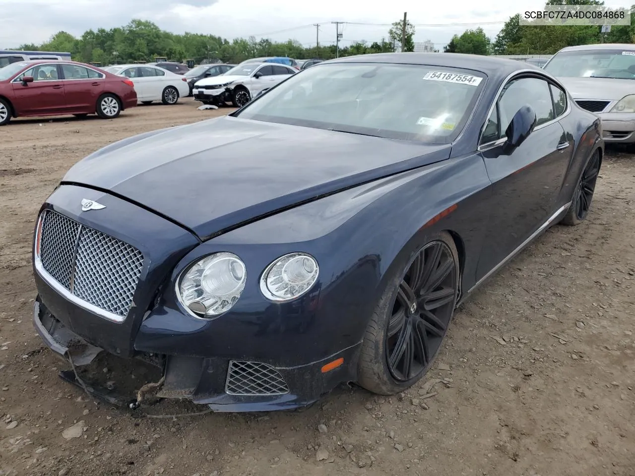 2013 Bentley Continental Gt Speed VIN: SCBFC7ZA4DC084868 Lot: 54187554