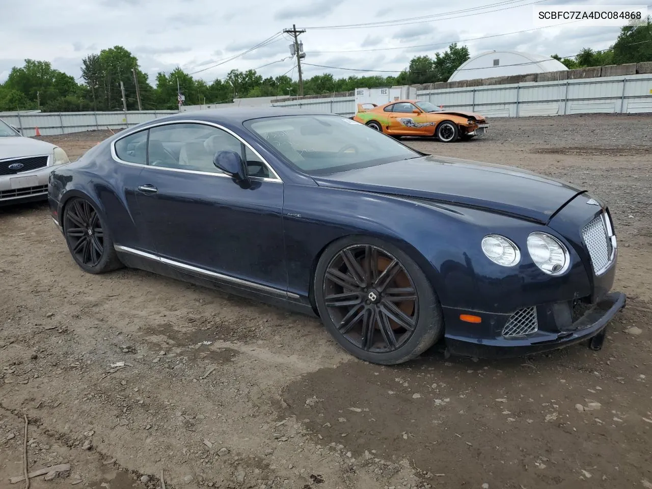 2013 Bentley Continental Gt Speed VIN: SCBFC7ZA4DC084868 Lot: 54187554