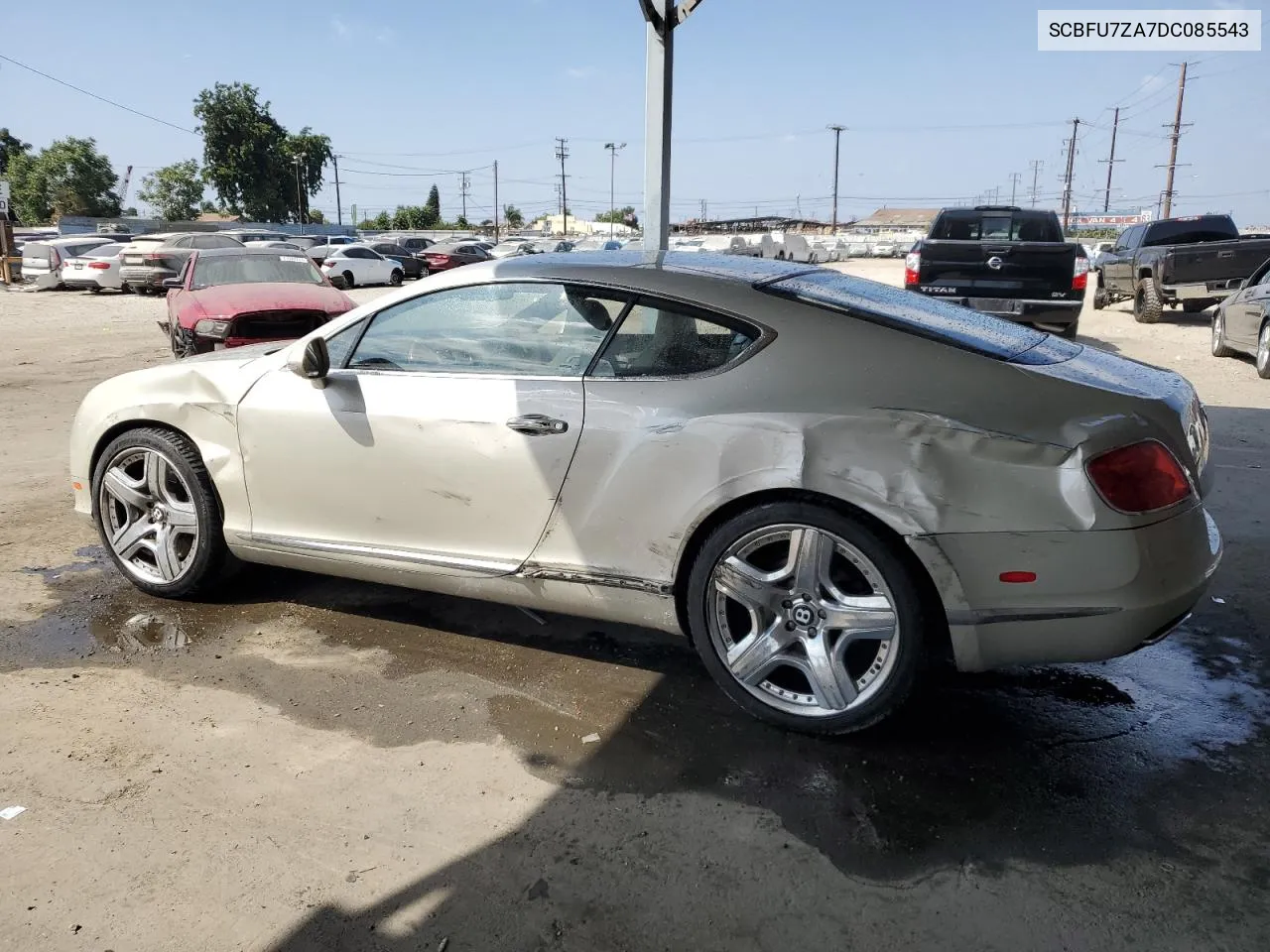 2013 Bentley Continental Gt VIN: SCBFU7ZA7DC085543 Lot: 71247074