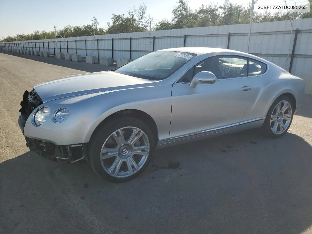 2013 Bentley Continental Gt V8 VIN: SCBFT7ZA1DC085265 Lot: 76097134