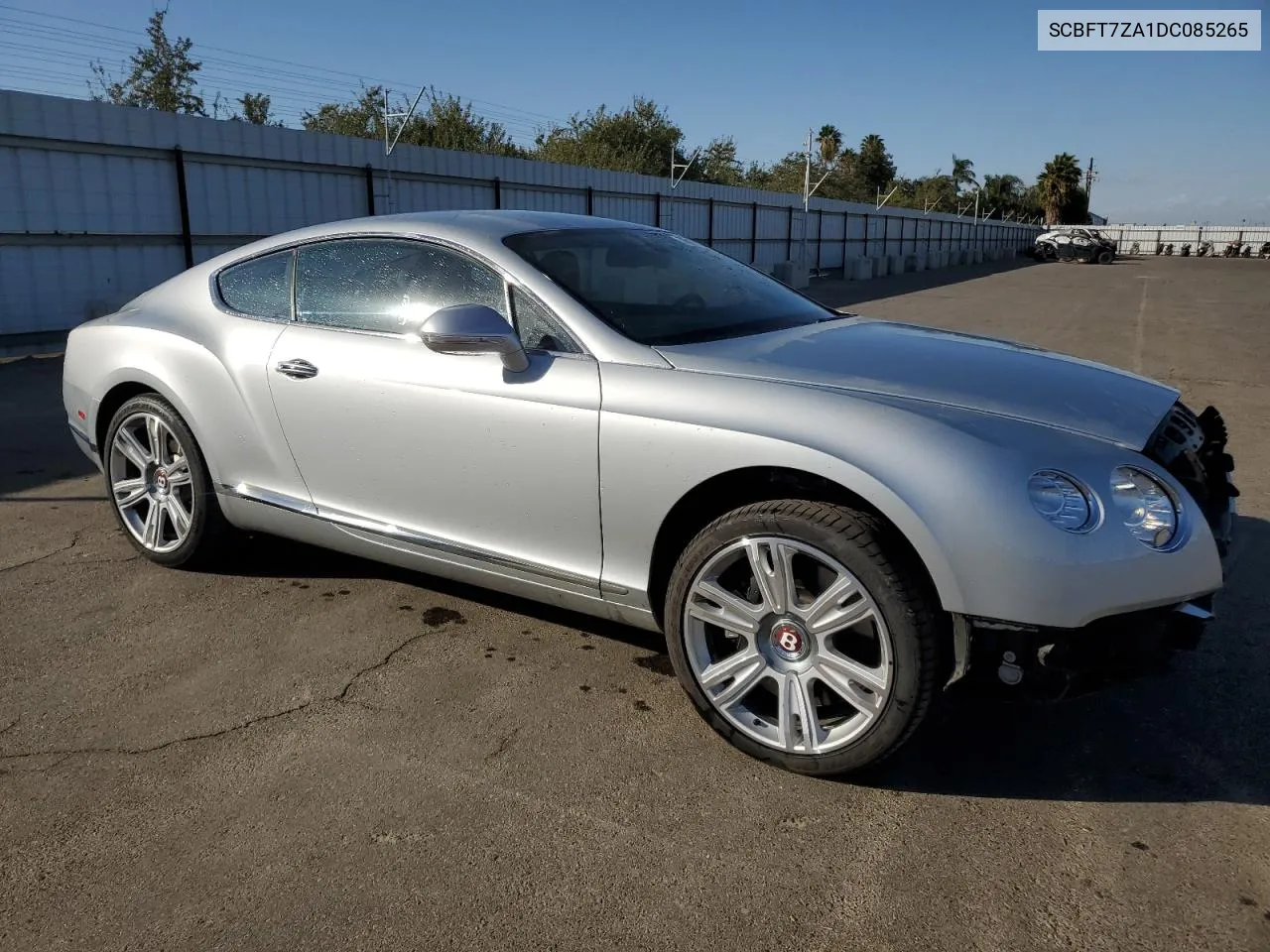 2013 Bentley Continental Gt V8 VIN: SCBFT7ZA1DC085265 Lot: 76097134