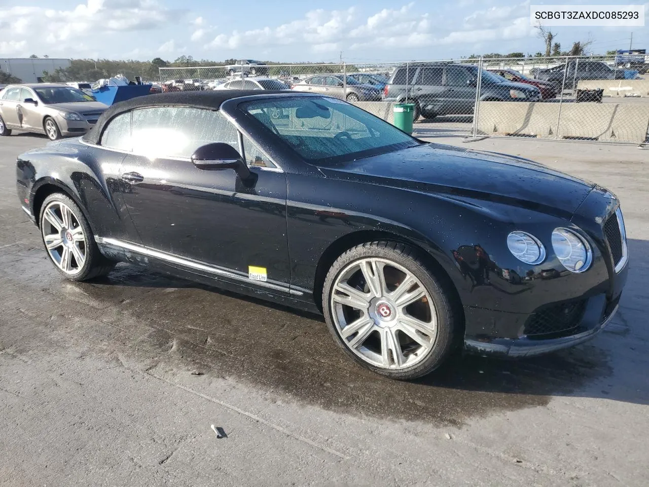 2013 Bentley Continental Gtc V8 VIN: SCBGT3ZAXDC085293 Lot: 77392484