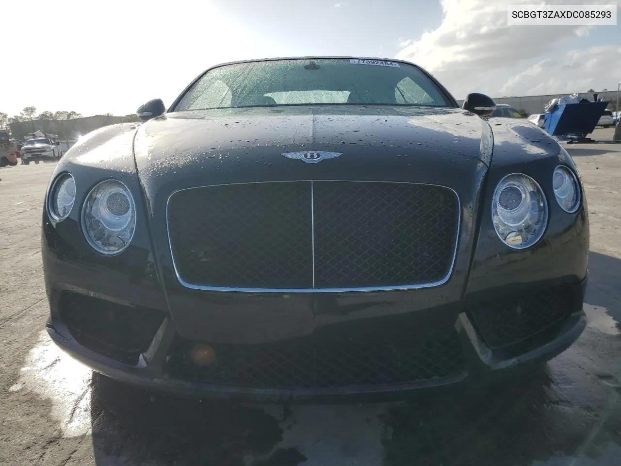 2013 Bentley Continental Gtc V8 VIN: SCBGT3ZAXDC085293 Lot: 77392484