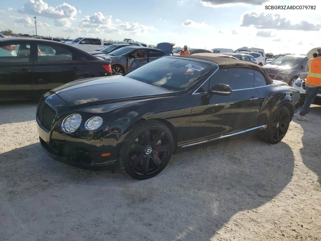 2013 Bentley Continental Gtc VIN: SCBGR3ZA8DC079782 Lot: 77968004