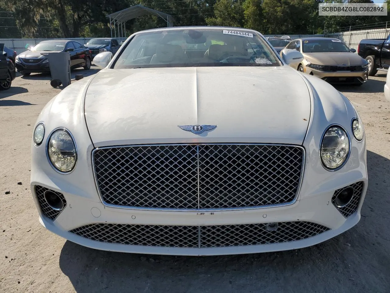 2020 Bentley Continental Gt VIN: SCBDB4ZG8LC082892 Lot: 74484344